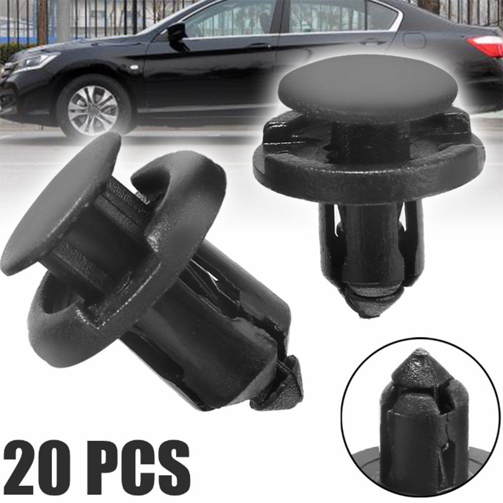 20Pcs Car Bumper 8mm 10mm Hole Rivets Push Pin Retainer Fastener