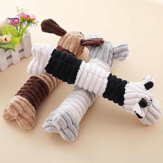 Плюшевая жевательная игрушка для домашних животных, устойчивая к укусам, плюшевая игрушка, способствующая здоровью зубов, активная игра, мультяшные товары для домашних животных, обучающая игрушка для маленьких и больших собак