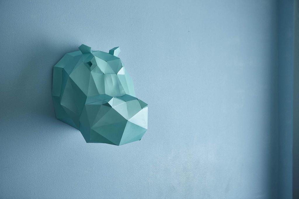 OBJECTS PAPER CRAFT Paper Craft for Adults That You Can Make and Decorate Hippo 3083105 MASK-05