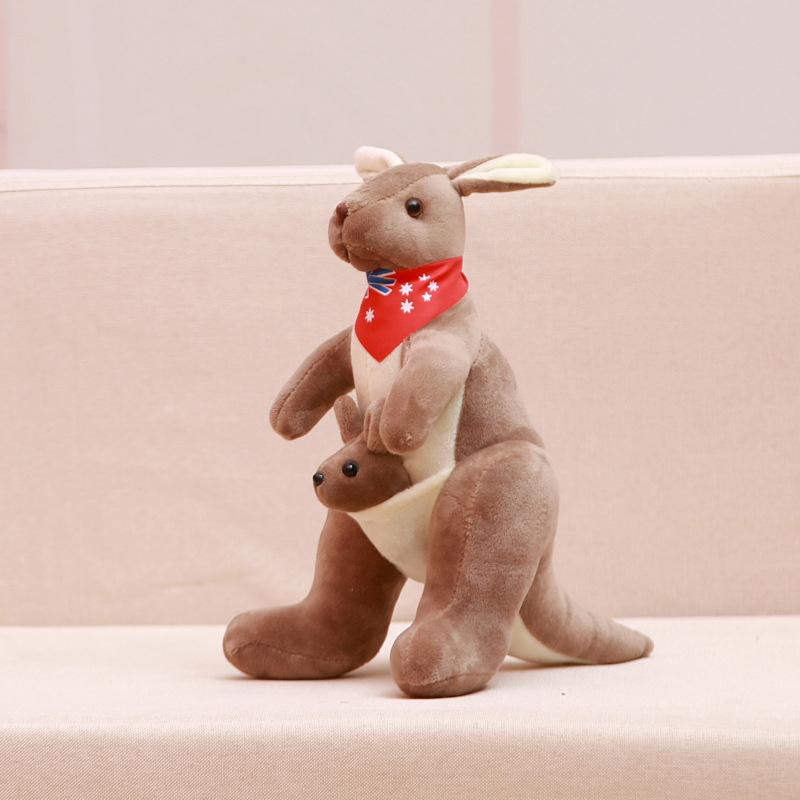 35 см милые плюшевые игрушки кенгуру для матери и ребенка, плюшевые подушки большого размера, мягкие куклы для декора детской комнаты, подарка на день рождения, Рождество