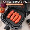 Silicone Air Fryer Liner Reusable Air Fryer Basket Liner Pot Oven Baking Tray Air Fryer Cooking Accessory