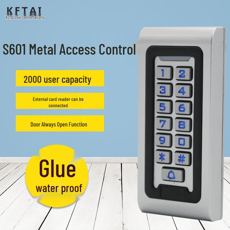Waterproof Access Control System with Password & Card Swipe - Supports 1000 Users