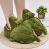 Fashion Women Cute Crocodile Slippers New Autumn Winter Plushed Warm Men's Cotton Shoes Couple Floor Anti Slip Comfortable Casual Shoes