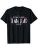 Team Lead Appreciation TShirt Black Crew Neck with Inspirational Quote This Is What an Amazing Team Lead Looks Like Casual Knit Fabric AllSeason Unise