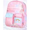 Детский школьный рюкзак для девочек, милые детские школьные сумки, водонепроницаемые радужные школьные сумки