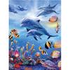 5D DIY Diamond Painting Cross Stitch Dolphin Diamond Embroidery Ocean Needlework Rhinestones Gift