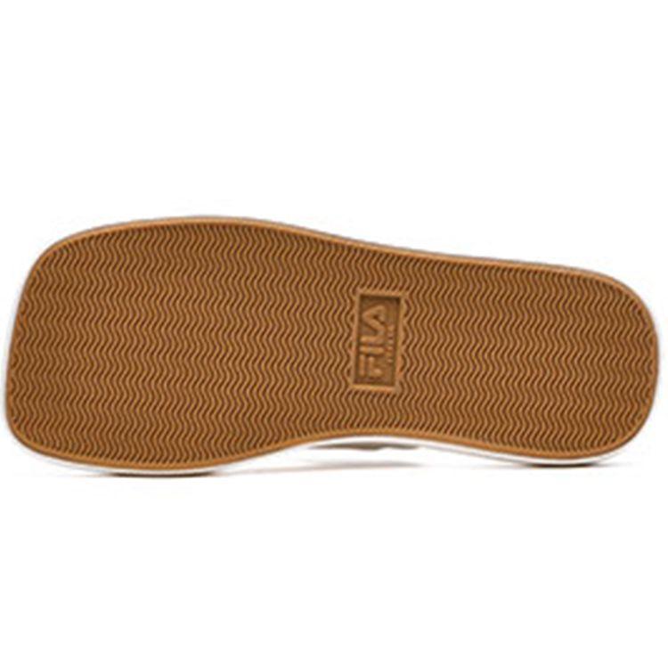 Fila Modern Sports Rubber Sole Slide Sandals Women Footwear Cream F12W221505FGD