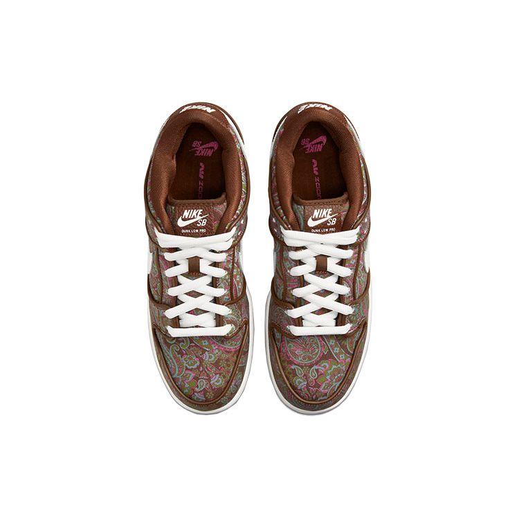 Nike Кроссовки Dunk Low Pro Premium SB Paisley Унисекс Коричневые DH7534-200