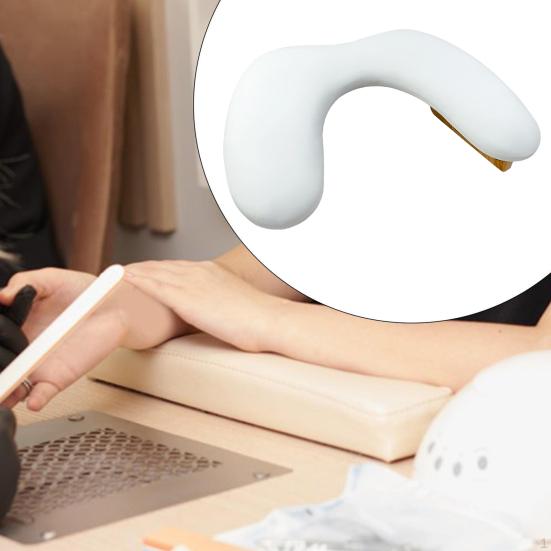 Подставка для маникюра для мастеров маникюра Эргономичная подставка-подушка для маникюра для салона домашнего использования Компактный инструмент для дизайна ногтей