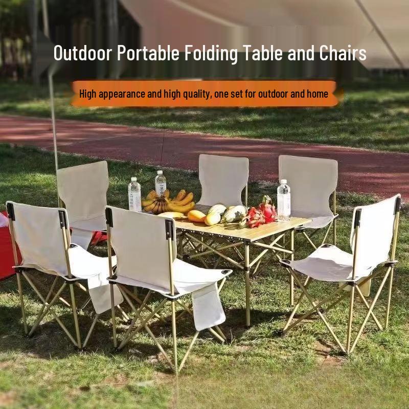 OIMG Portable Folding Camping Roll-Up Table