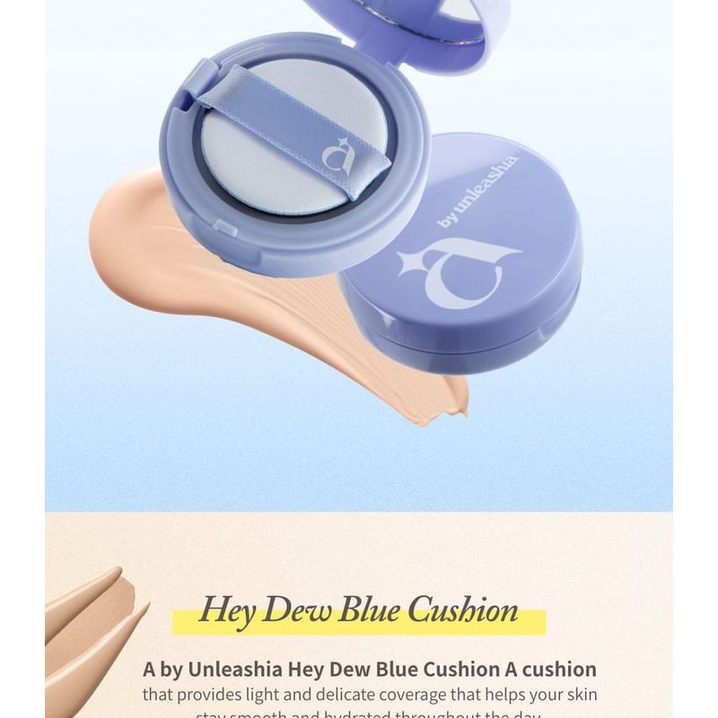 UNLEASHIA Кушон Unleashia Hey Dew Blue - 26 оттенков