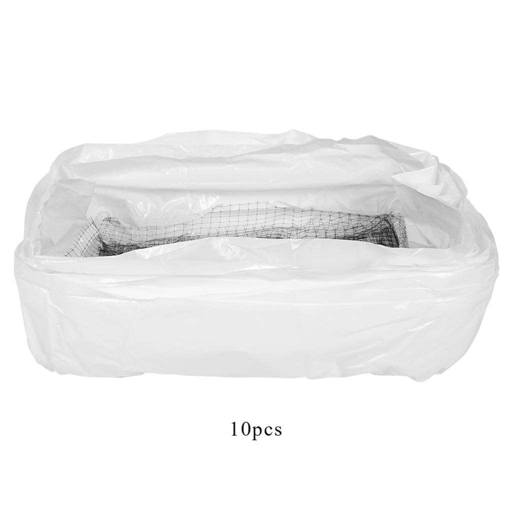 10Pcs/set Cat Litter Box Liner Tray Reusable Strong Pet Lifter Sifter Bag