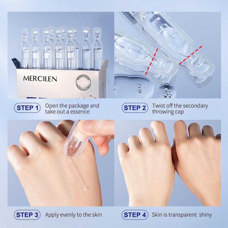 MERCILEN 577 Whitening Essence 2ml*10pcs Lightens Spots Moisturizes Brightens Skin Tone