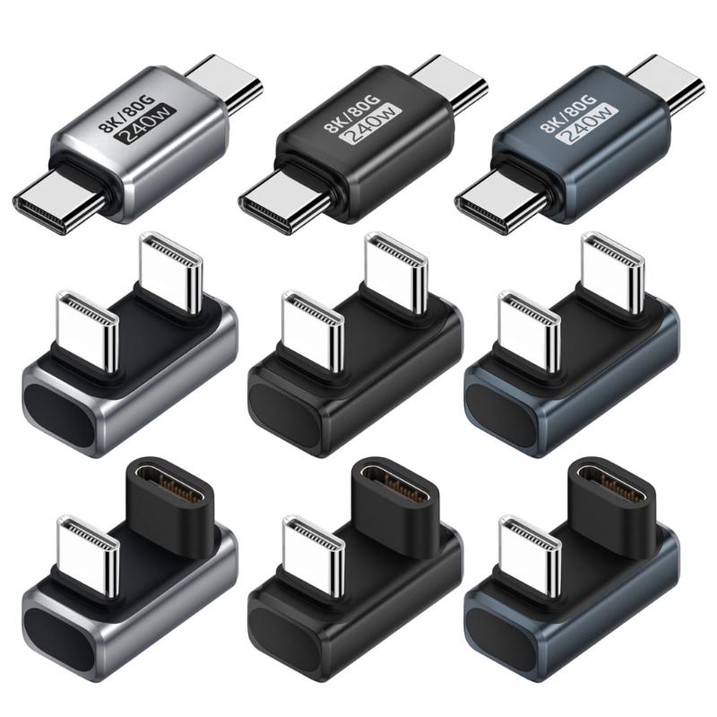 Алюминиевый адаптер USB4.0 для вывода видео 8K60Hz и совместимости с несколькими устройствами, мощность 240 Вт