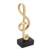 Music Note Sculpture Music Note Shape Elegant Simple Resin Music Note Table Sculpture for Office