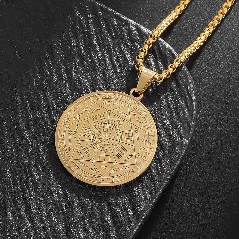 Классический Odin Trinity, скандинавские руны, алфавит, кулон из нержавеющей стали, ожерелье для мужчин, амулет, ведьма, ювелирные изделия с кельтским узлом