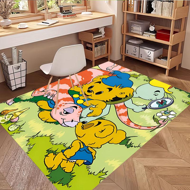 Bamse Print Rug, Washable Floor Carpet, For Entryway Dorm Laundry Room Office Study, Home Decor Birthday Christmas Gift
