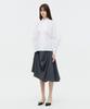 Bedermi Asymmetric Draped Midi Skirt