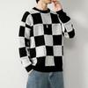 2023 Autumn/Winter Men's Korean Style Loose Knit Round Neck Sweater - Youthful Design