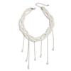 Jewelry Accessories Imitation Pearl Choker Necklace Stacking Tassel Pendant Women Wrap Necklaces