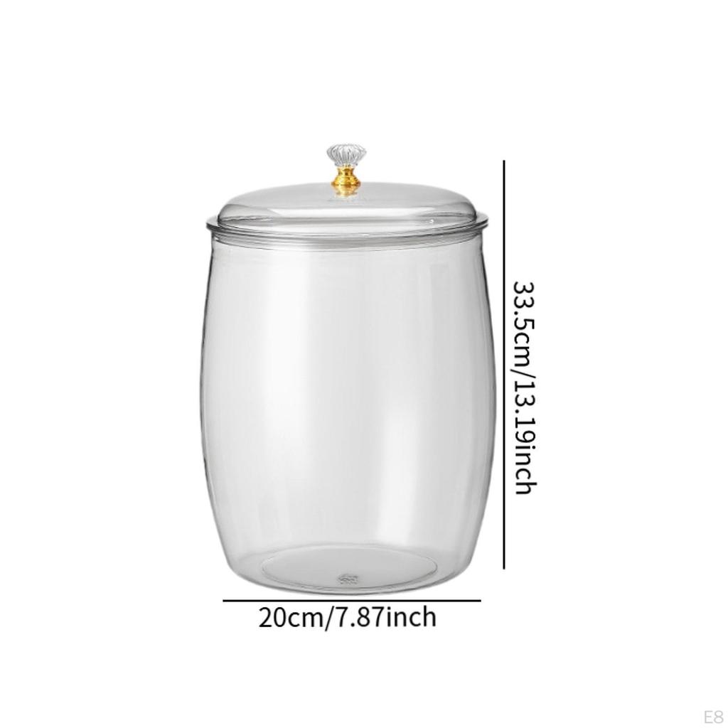 Jar with Airtight Lid for Home Pantry Candy Rice Storage