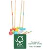 Jeu de croquet en bois certifié FSC 100% - Legler Small Foot 12033 - Multicolore - Pour enfants