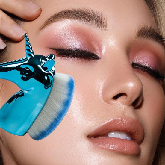 Кисть для макияжа «Лошадь» с мягкой щетиной, пушистая основа, рассыпчатая пудра, тени для век, крем для контура, румяна, кисть для дизайна ногтей, инструменты для макияжа