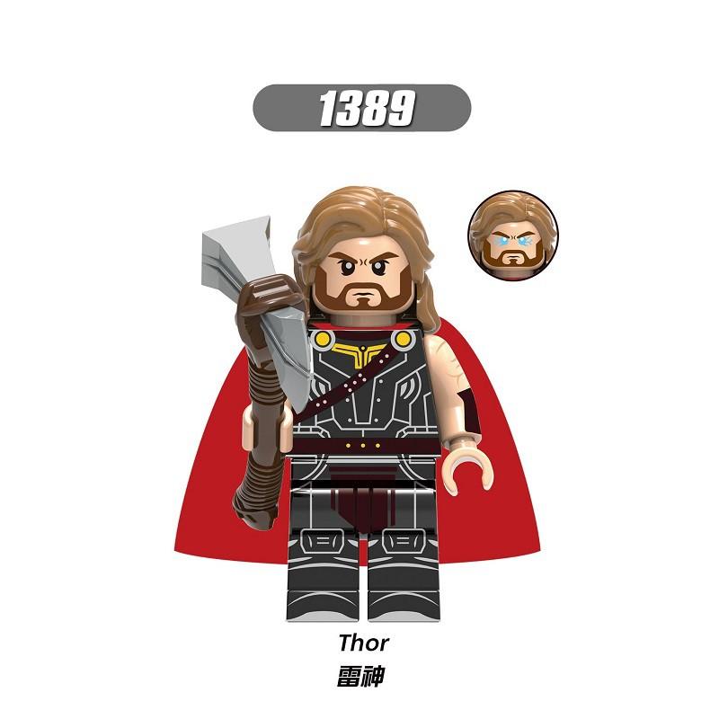 Marvel Series Building Blocks Mini Figure Loki Thor Groot Jane Toys X0273