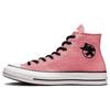 Кроссовки Stussy x Chuck 70 High Surfman Унисекс Розовый Плюмерия Черный A02052C