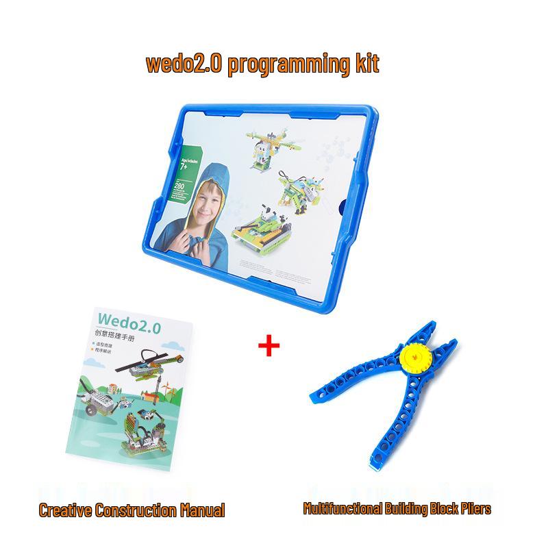 Программируемый робот Wedo2.0, совместимый с Lego 45300: Образовательные инструменты и основной блок