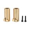 Brass Heavy Duty Rear Axle Adapters Counterweight for Axial Scx10 II 90046 110 RC Car