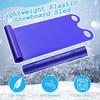 54" Large Snow Sled Mat Flexible Roll-up Snowboard Sled for Adults Plastic Snow Slider Flying Carpet Winter High-Speed Sledding Equipment