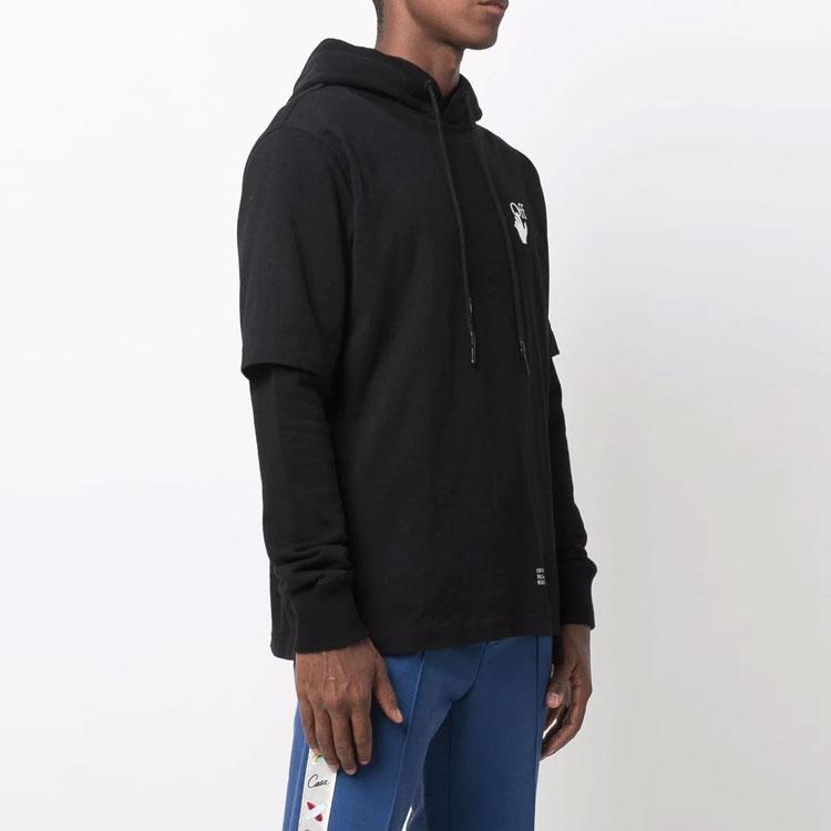 OFF WHITE Свитшот Мужской Черный FW21 OMBB087F21FLE0051001