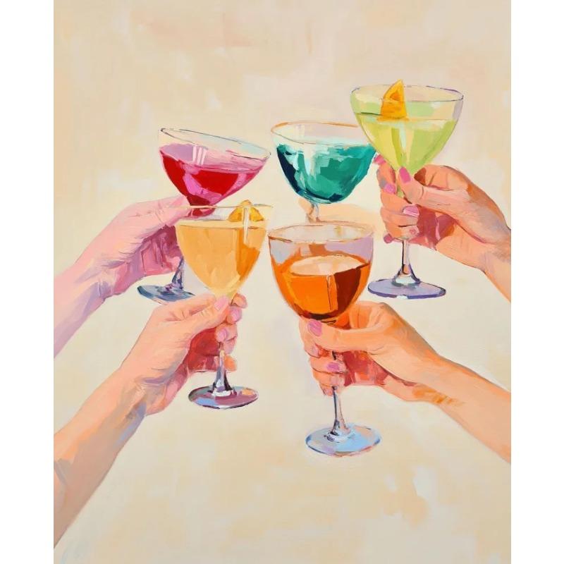 Cheers Celebration Mojito Summer Drink Aperol Spritz  Poster Print Wall Art Pictures Canvas Painting Living Room Home Decor Gift