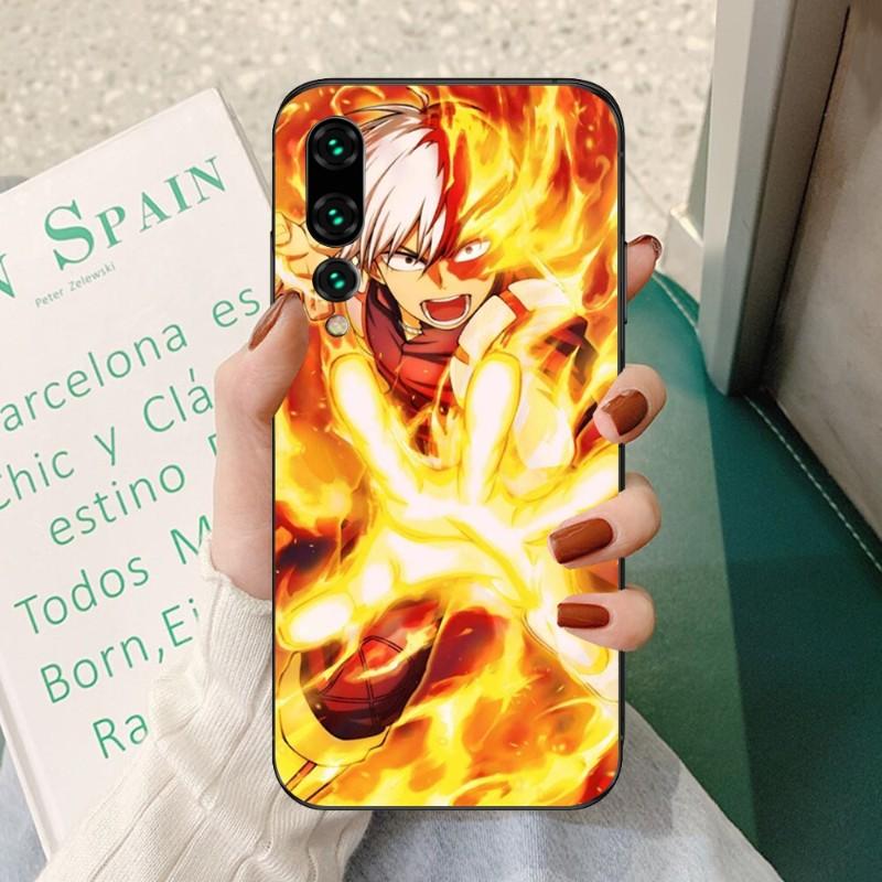 Чехол для телефона с изображением аниме «Мой герой Академии» для Huawei P50 P40 P30 Pro Lite P Smart 2021 2019 Magic 3, мягкий черный чехол для телефона