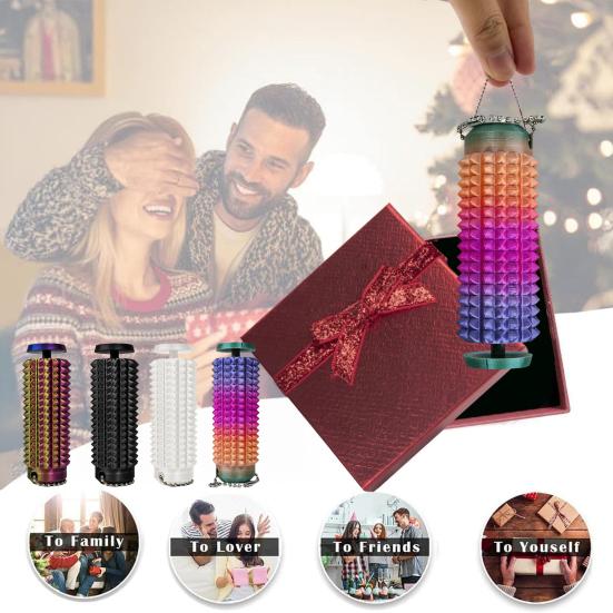 Брелок-шип для снятия тревоги, тихая сенсорная игрушка-непоседа уникальной формы барабана, брелок для снятия стресса