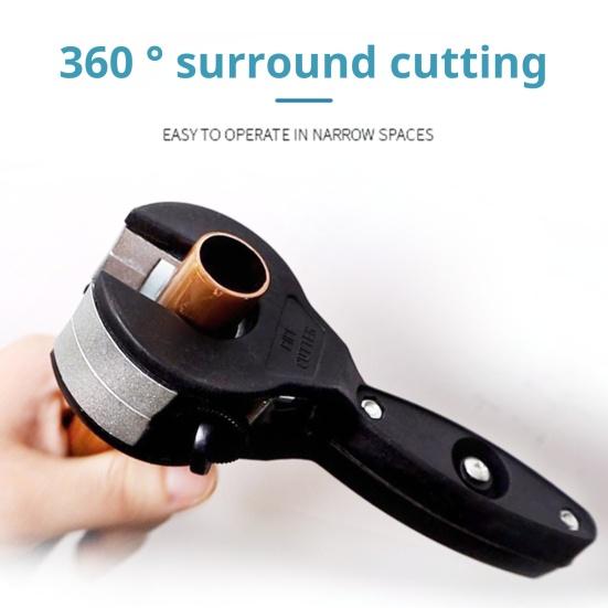 Набор труборезных инструментов для быстрой резки одной рукой с инструментом для снятия заусенцев. Аксессуар для работы дома для 1/8"-5/8" 1/4"-7/8" нержавеющей стали меди алюминия пластика