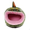 Hamster Nest Plush Animal Shaped with Carpet Bed Puppy Or Small , Crocodile L