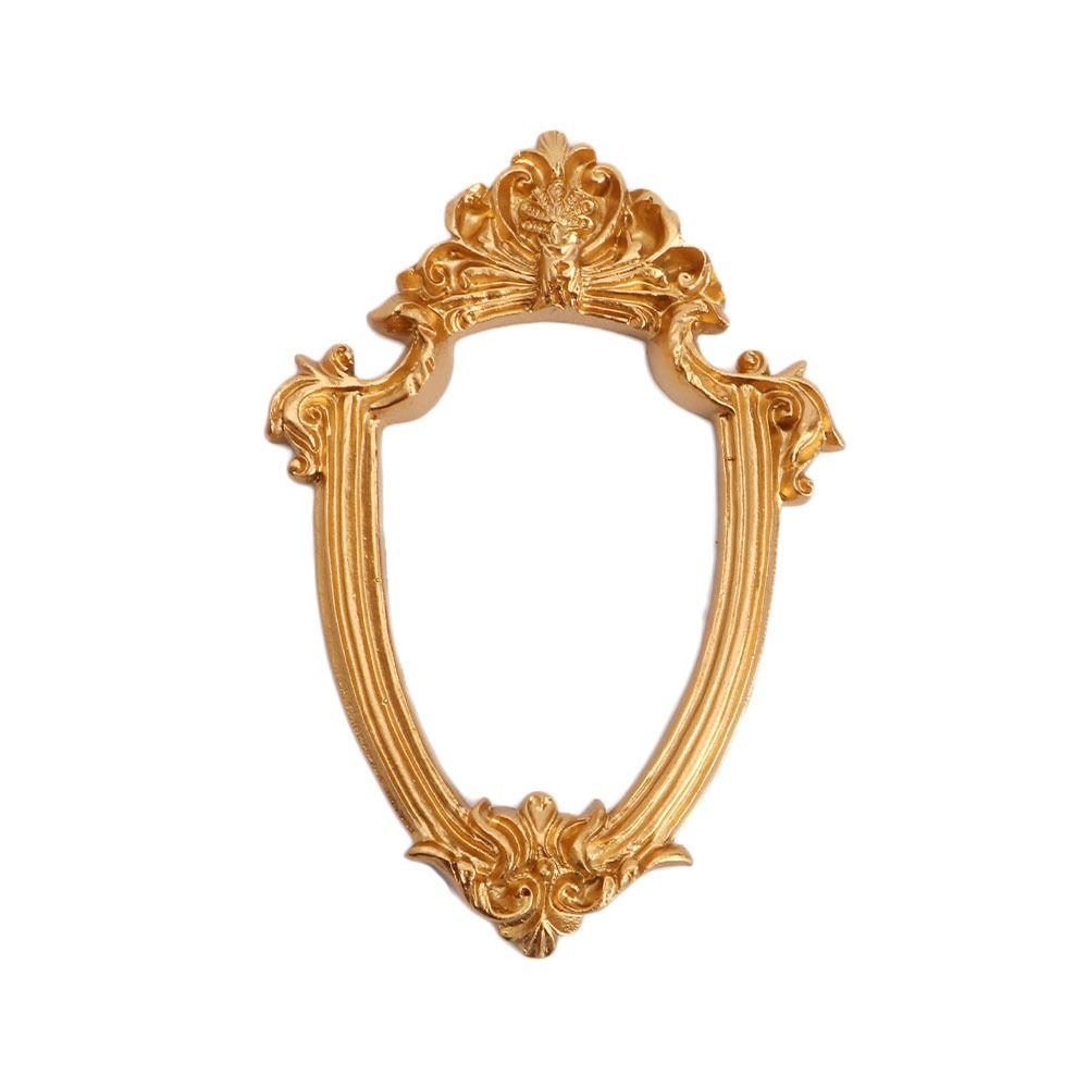 Сделай сам золотая фоторамка настенная смоляная европейская деревянная рамка европейский стиль ручная работа витрина украшения ювелирный декор