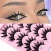 Band Extension Thick Long 3D Faux Mink Eyelashes Wispy Fluffy Thai Wet Eyelashes False Eyelashes