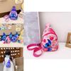 Lilo Stitch Cartoon Kids Crossbody Bag With Breathable Nylon For Daily Use