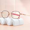 Fashion Metal Oversized Frames Presbyopia Glasses Ultra-Lightweight Reading Glasses ladies's INS Style Popular Eyeglasses