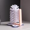 Kitchen Glass Scrubber Multi-use Non-slip Handle Cup Bottle Cleaner Brush for Sink Dish Wine Glass Baby Feeding Bottle Washing