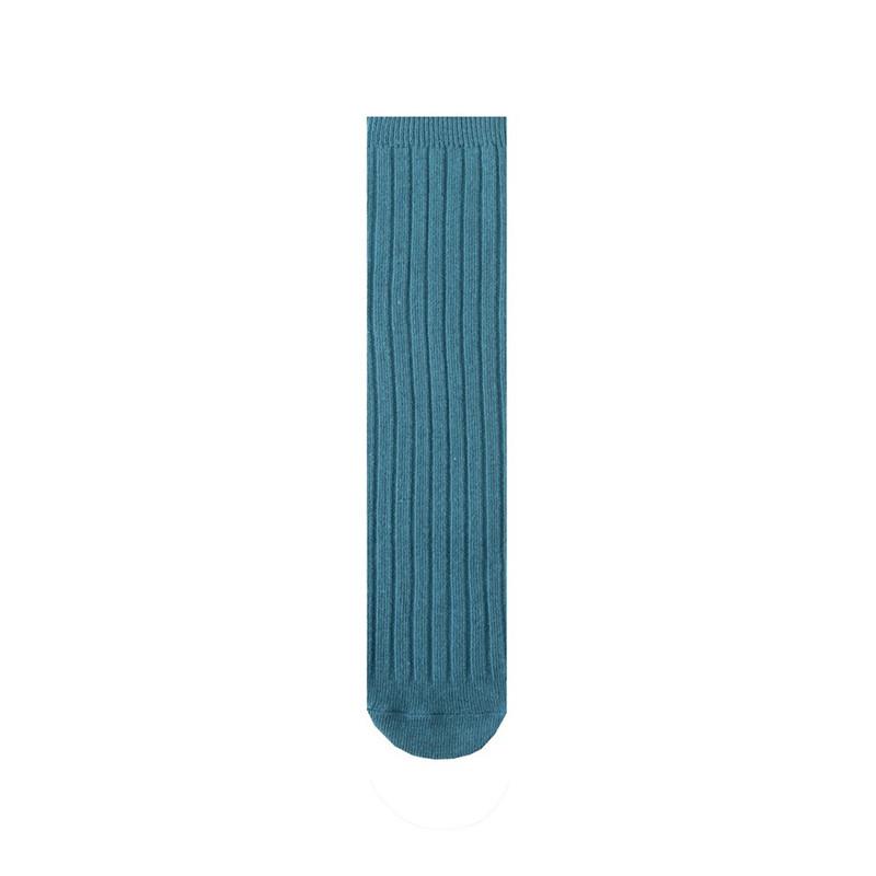Soft Cotton Ribbed Knee High Socks for Baby Toddler Kids Breathable Solid Long Leg Warmers for Newborn Boys and Girls
