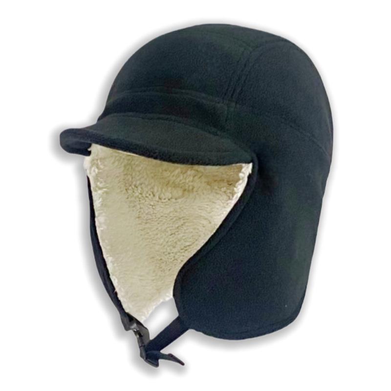 Шапка-авиатор из овечьей шерсти на зиму: Ветрозащитный, Защищающий от холода, Защита ушей для активного отдыха