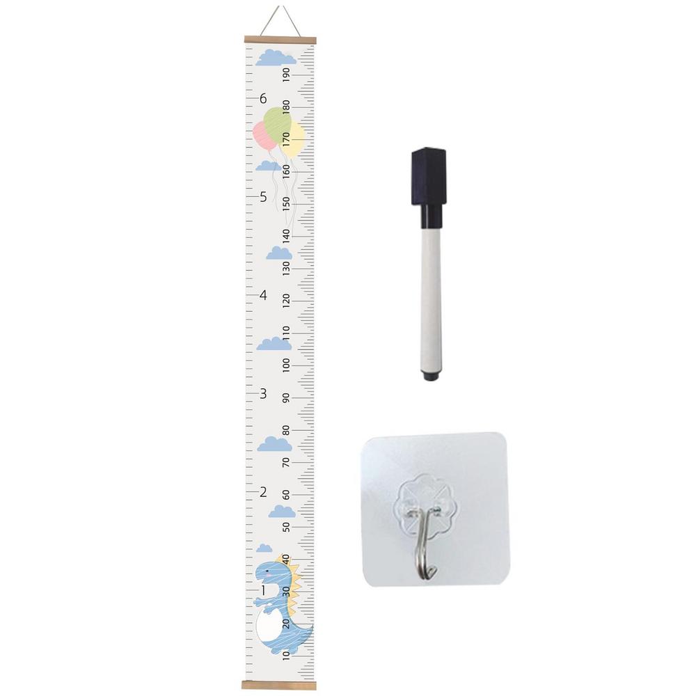 Детские настенные ростомеры с деревянной рамкой, ростомер, тканевый холст, съемная наклейка на стену для декора детской комнаты