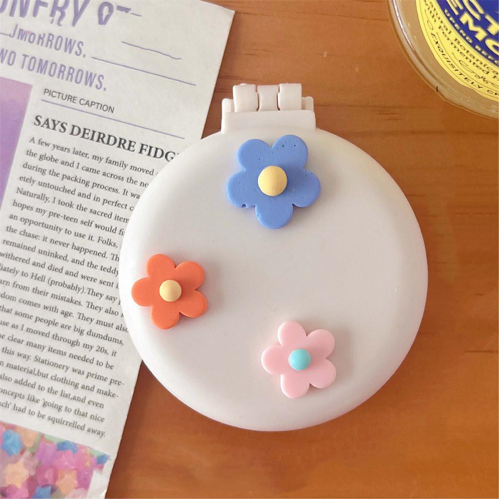 Симпатичные мини-складные гребни для волос с зеркалом, портативные для путешествий, массажная расческа для женщин и девочек, щетки для волос, аксессуары для укладки