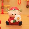 Resin  Crafts Chinese God of Wealth Figurine Cartoon New Year Car Ornaments  Car Ornaments