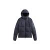 Kith Wrinkle Nylon Midi Puffer Torpedo Unisex Outerwear Blue KHM010393-402