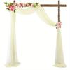 1Pc Wedding Chiffon Yarn Forest Lawn Outdoor Arch Decoration Drape
